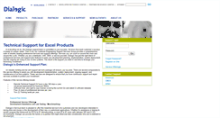 Desktop Screenshot of excelsupport.dialogic.com