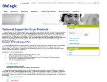 Tablet Screenshot of excelsupport.dialogic.com