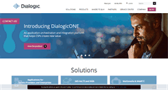Desktop Screenshot of dialogic.com