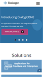 Mobile Screenshot of dialogic.com